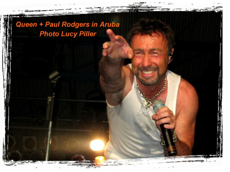 Paul Rodgers in Aruba - thanks to Lucy Piller